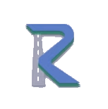 Client logo with a stylised R mark